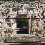 Decorated Door. Mayan city Chicanna
