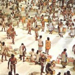 market places of Tenochtitlan were very orderly. The largest of these was at the Plaza of Tlalteloco